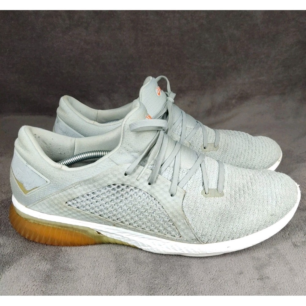 ASICS Gel Kenlin Flyknit Running Trainers Shoes Size 14 Grey